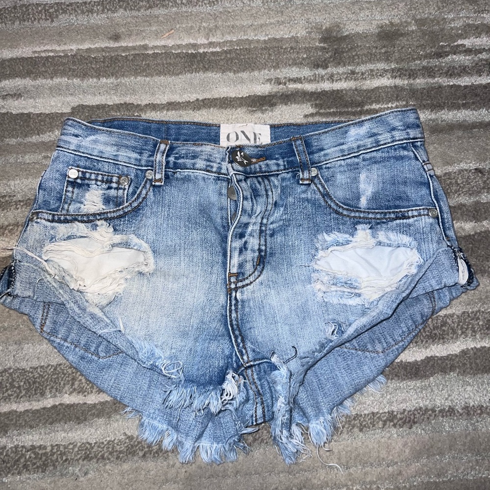 One Teaspoon Denim Shorts